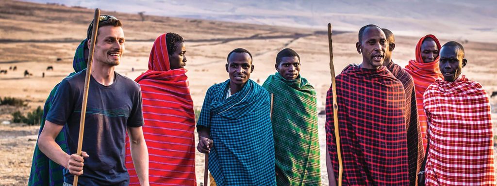 client practising maasai culture 1